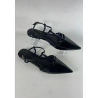 Canca Siyah Rugan Babet Ayakkabı