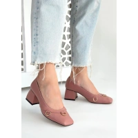 Cande Pudra Cilt Topuklu Ayakkabı