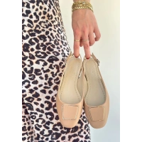 Canka Nude Cilt Babet Ayakkabı