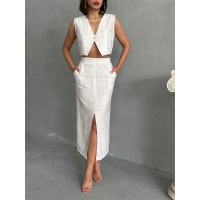 Çilek takım etek yelek