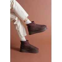 Cuen Kahverengi Süet Bot