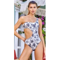 Desenli Mayo Bikini Zebra