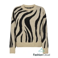 Frektal Desen Bayan Yün Kazak