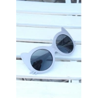 Gri Renk Kedi Model Çocuk Gözlüğü