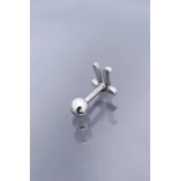 Gümüş Renk Pİ Sembol 316L Cerrahi Çelik Piercing