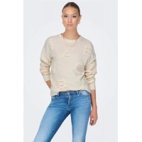 Harf Örgülü Örme Kazak