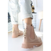 Harte Nude Cilt Bağcıklı Bot