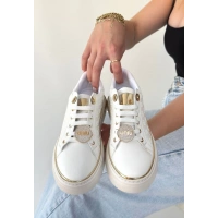 Jlar Beyaz Cilt Bağcıklı Spor Ayakkabı