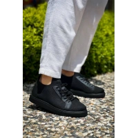 Kb-112  Kuback Siyah Siyah Tabantriko Bağcıklı  Günlük Erkek  Ayakkabı