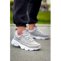 Kb-707  Kuback Taş Süet Yüksek Taban Bağcıklı Günlük Erkek Ayakkabı