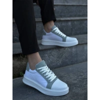 Kb-X46 Kuback Beyaz Bebe Mavi Yüksek Beyaz Taban Günlük Spor Ayakkabı