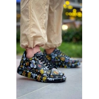 Kb-X500  Kuback Siyah Boom  Bağcıklı  Günlük Erkek  Ayakkabı