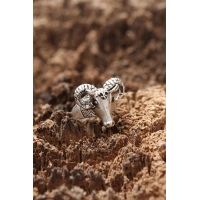 Koç Figürlü Ayarlanabilir Yüzük