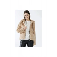 Kürklü Kapüşonlu Mont