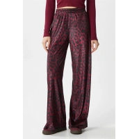 Leopar desen pantolon