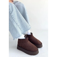 Linne Kahverengi Süet Bot