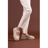 Lunni Bej Keten Spor Ayakkabı