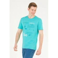 Oten Baskılı Erkek T-Shirt