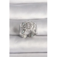 Pirinç Gümüş Renk Ayarlanabilir Baget Zirkon Taş Model Kadın Yüzük