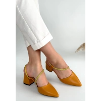 Sista Hardal Cilt Topuklu Ayakkabı