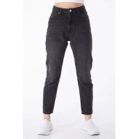 Slimfit mom jeans pantolon