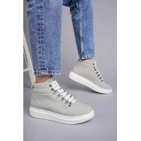 SLW206 Ottawa Bağcıklı Süet Erkek Günlük Spor Bot BT - Gri