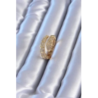 VIP Seri Gold Renk Yılan Model Kadın Yüzük