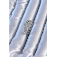 VIP Seri Gümüş Renk Yılan Model Kadın Yüzük