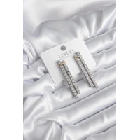 VIP Seri Zirkon Taşlı Su Yolu Kadın Küpe