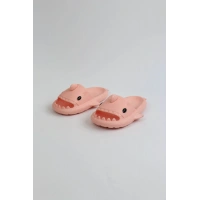 WG500 Köpekbalığı Pembe Unisex Tam Ortopedik Terlik Shark Slides