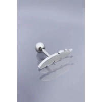 Yaprak Model 316L Cerrahi Çelik Piercing