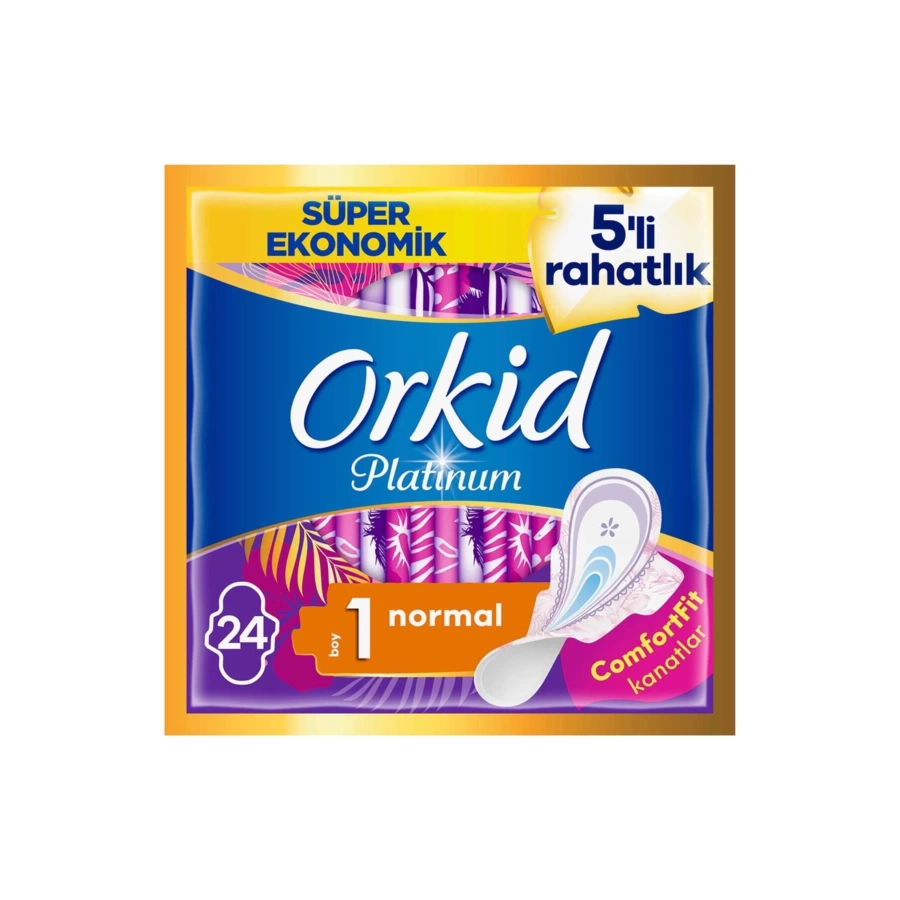 Orkid Platinum Normal Hijyenik Ped 24Lü