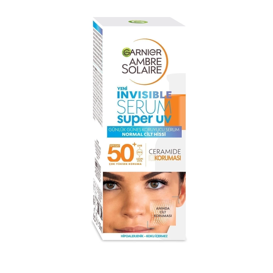 Garnier Ambre Solaire Invisible Spf50 Süper Uv Günlük Güneş Koruyucu Serum 30 ml