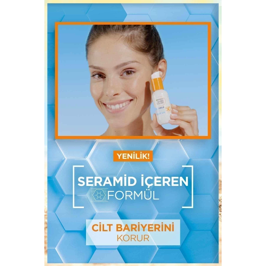 Garnier Ambre Solaire Invisible Spf50 Süper Uv Günlük Güneş Koruyucu Serum 30 ml