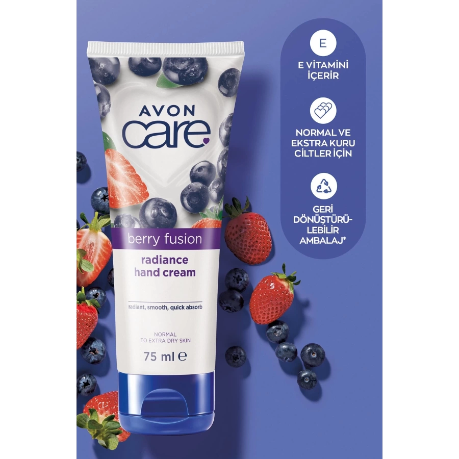 Avon Care Berry Fusion Yabanmersinli El Kremi 75 Ml