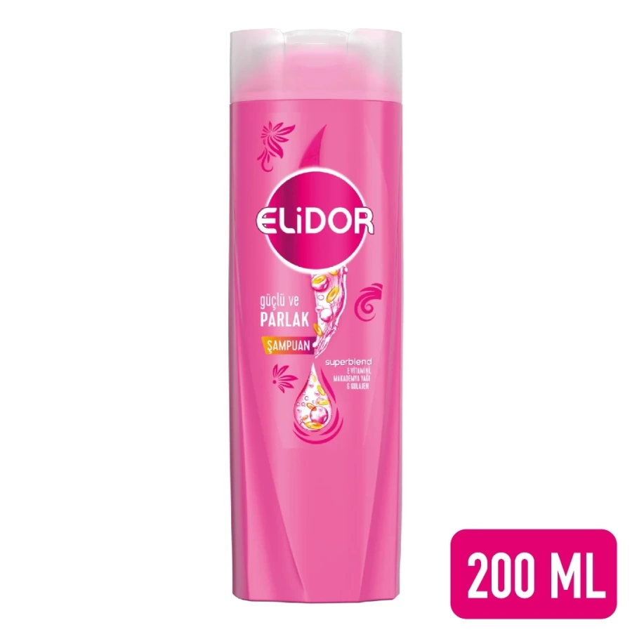 Elidor Güçlü Ve Parlak Superblend Şampuan 200 Ml