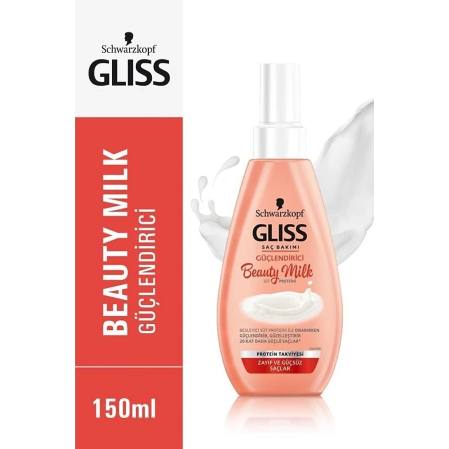 Schwarzkopf Gliss Sıvı Saç Kremi Beauty Milk Güçlendirici 150 Ml