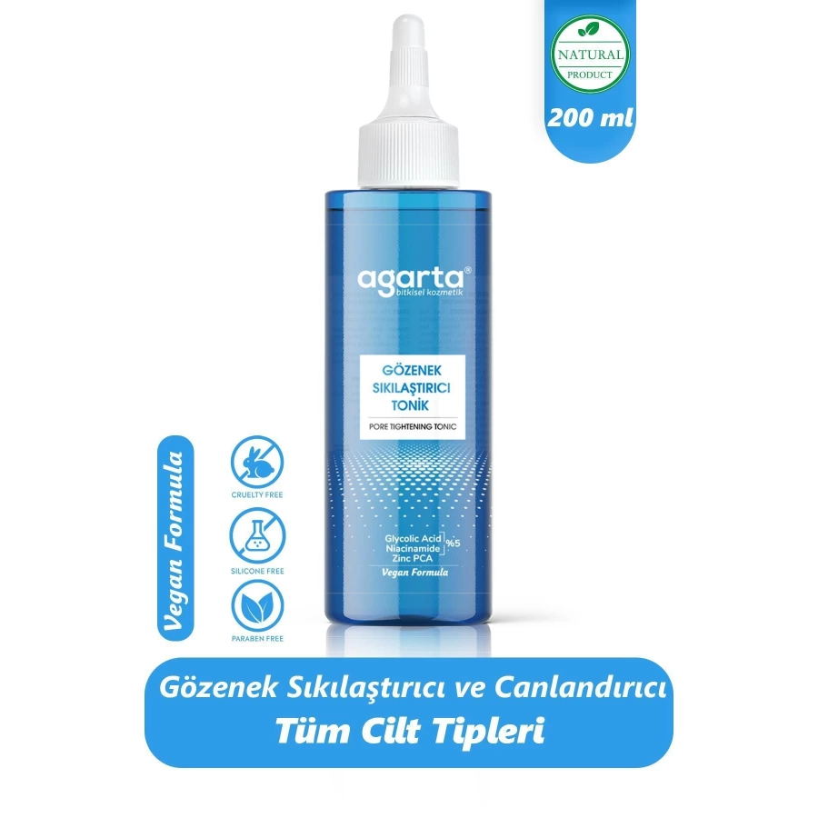 Agarta Gözenek Sıkılaştırıcı Tonik / Glycolic Acid-Niacinamide-Zinc Pca 200 Ml