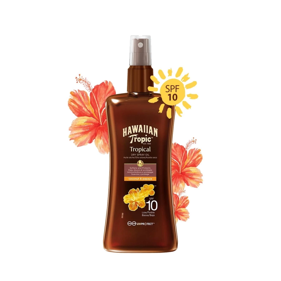 Hawaiian Tropic Koruyucu Ve Bronzlaştırıcı Yağ Spf 10