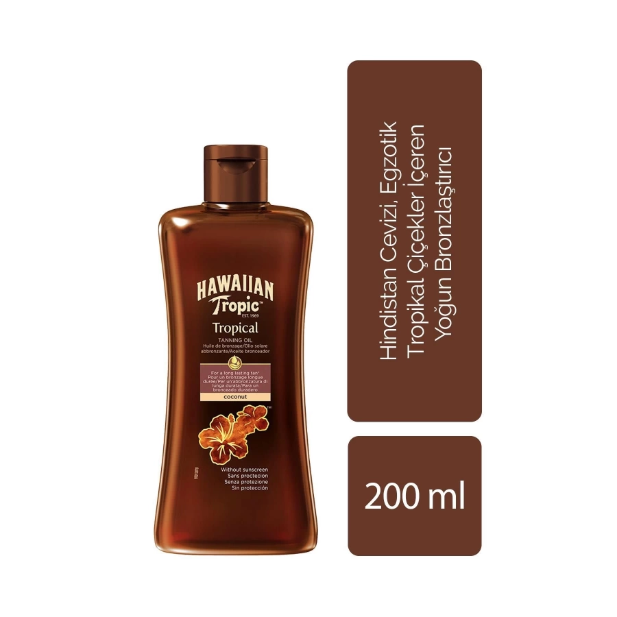 Hawaiian Tropic Yoğun Bronzlaştırıcı Yağ