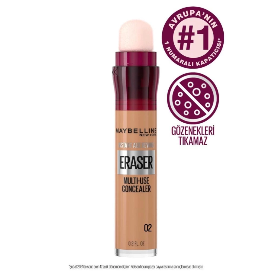 Maybelline İnstant Anti Age Eraser Kapatıcı - 02 Nude