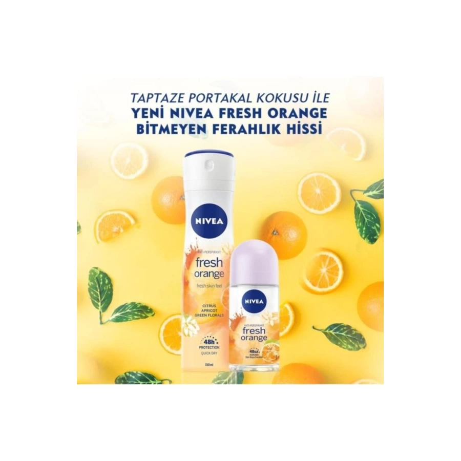 Nivea Kadın Roll On Fresh Orange 50 Ml