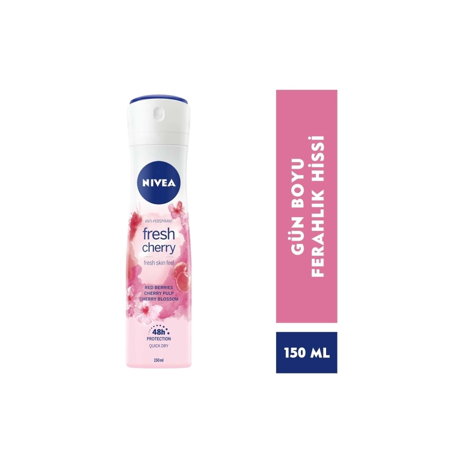 Nivea Kadın Sprey Deodorant Fresh Cherry 150 Ml