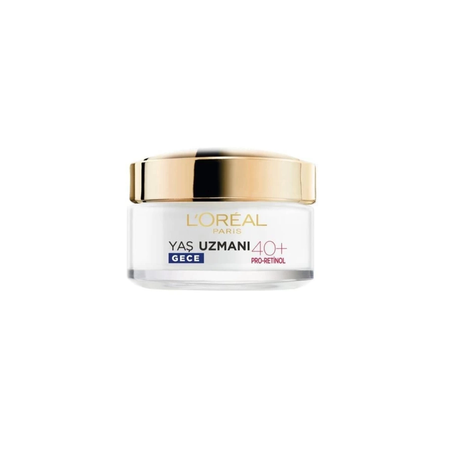 Loreal Paris Yaş Uzmanı 40+ Kırışıklık Karşıtı Sıkılaştırıcı Gece Kremi 50 Ml