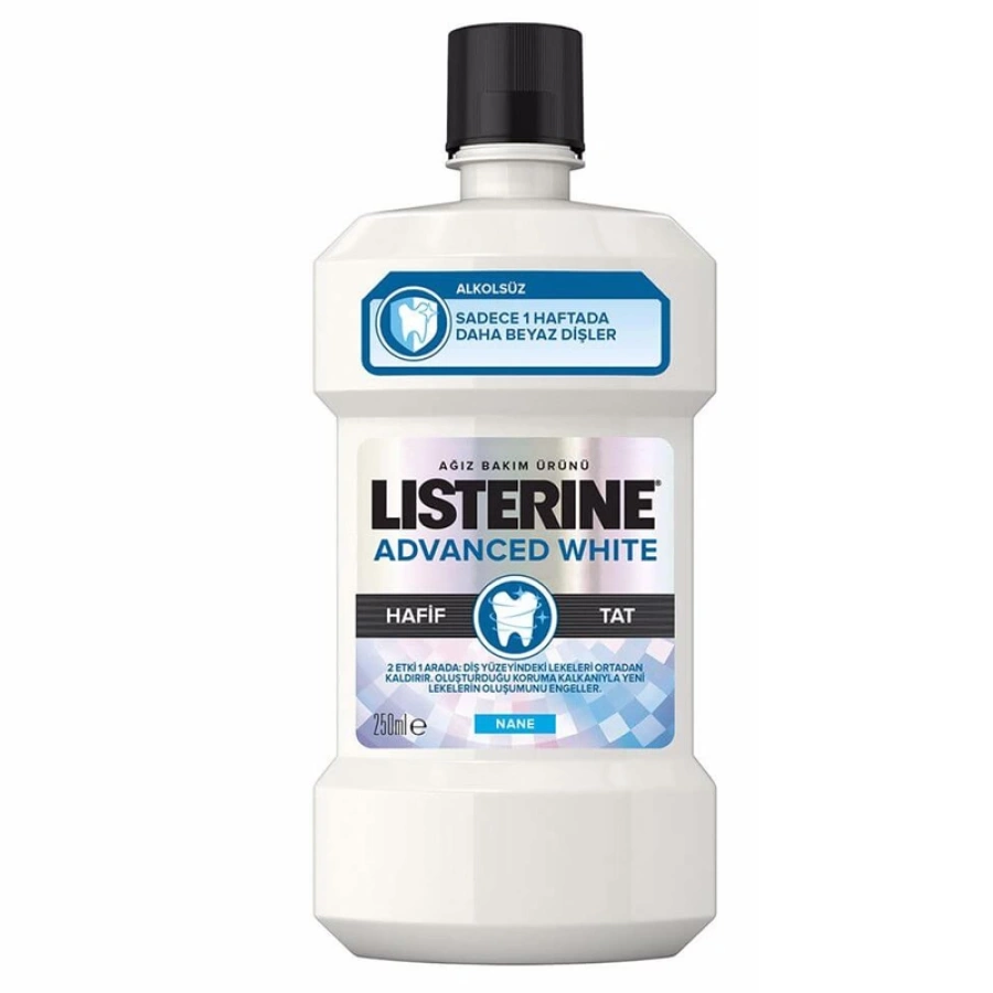 Listerine Advanced White Hafif Tat 250 Ml