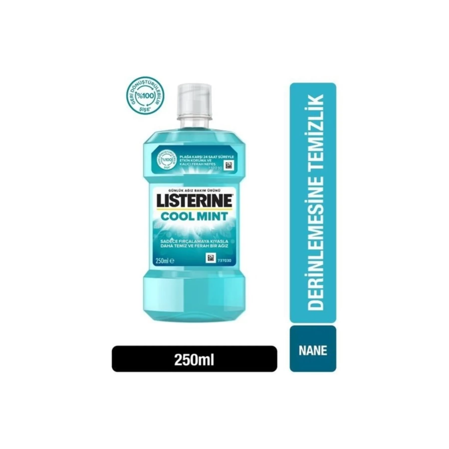 Listerine Cool Mint Nane Aromalı Ağız Çalkalama Suyu 250 Ml