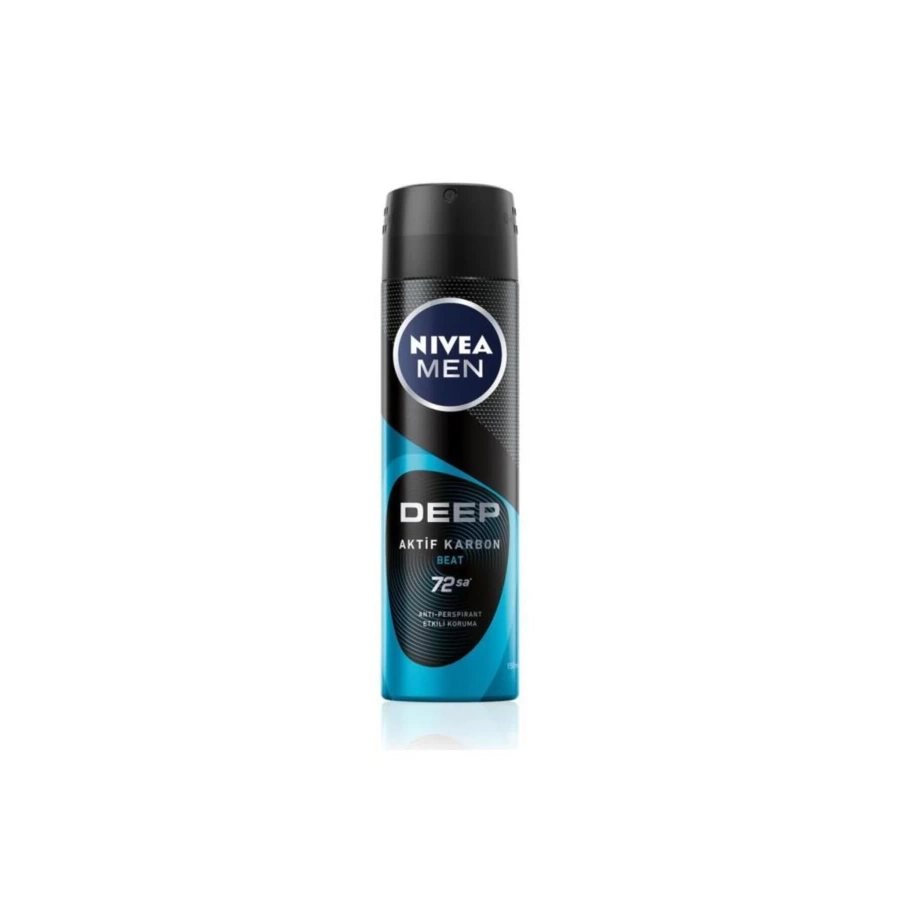 Nivea Men Erkek Sprey Deodorant Deep Beat 150 Ml