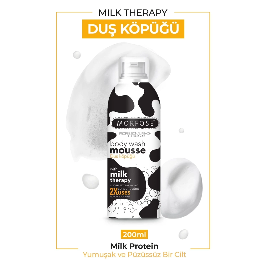 Morfose Milk Therapy Vücut Duş Köpüğü 200 ml