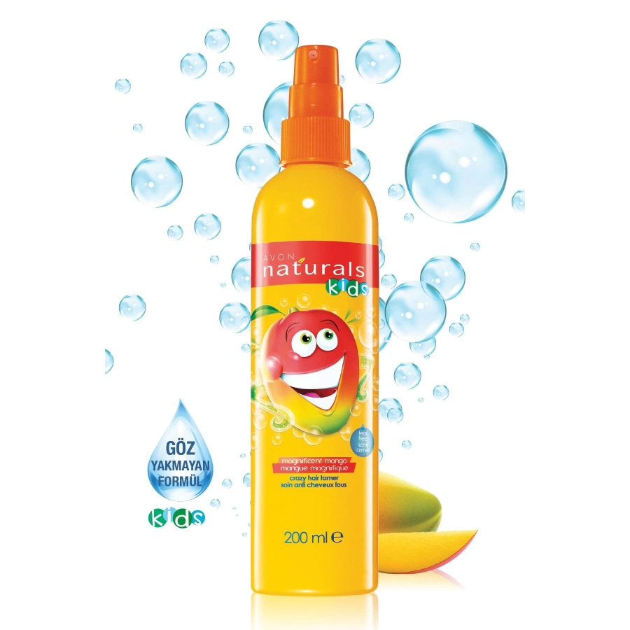 Natural Kids Mango Kokulu Göz Yakmayan Saç Açıcı Sprey - 200Ml