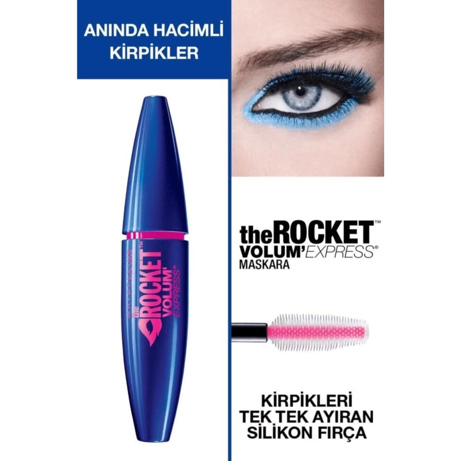 Maybelline New York Maskara Rocket Mascara Siyah